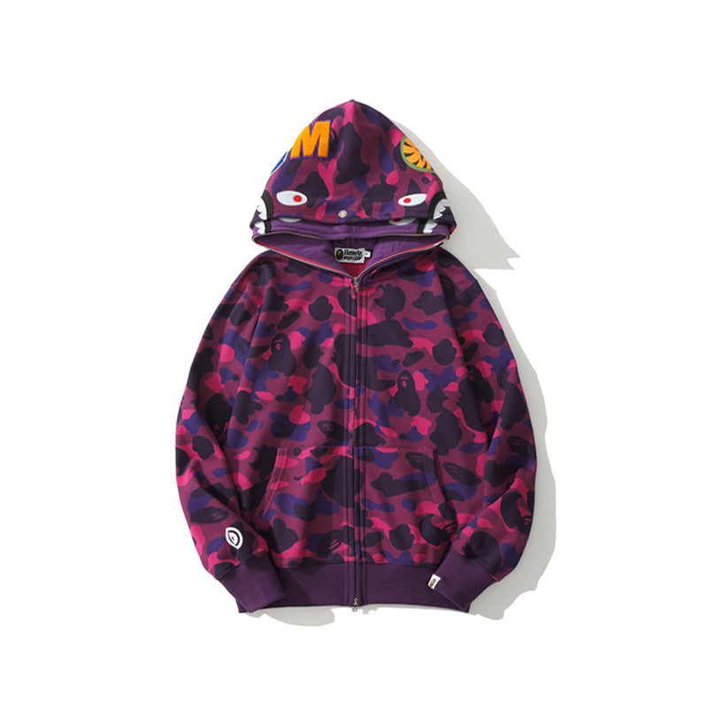 A Bathing Ape shark full-zip hoodie