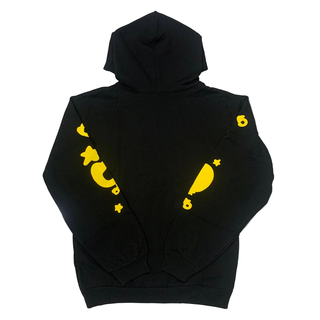 Sp5der Beluga Hoddie Onyx/Yellow