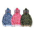 A Bathing Ape shark full-zip hoodie