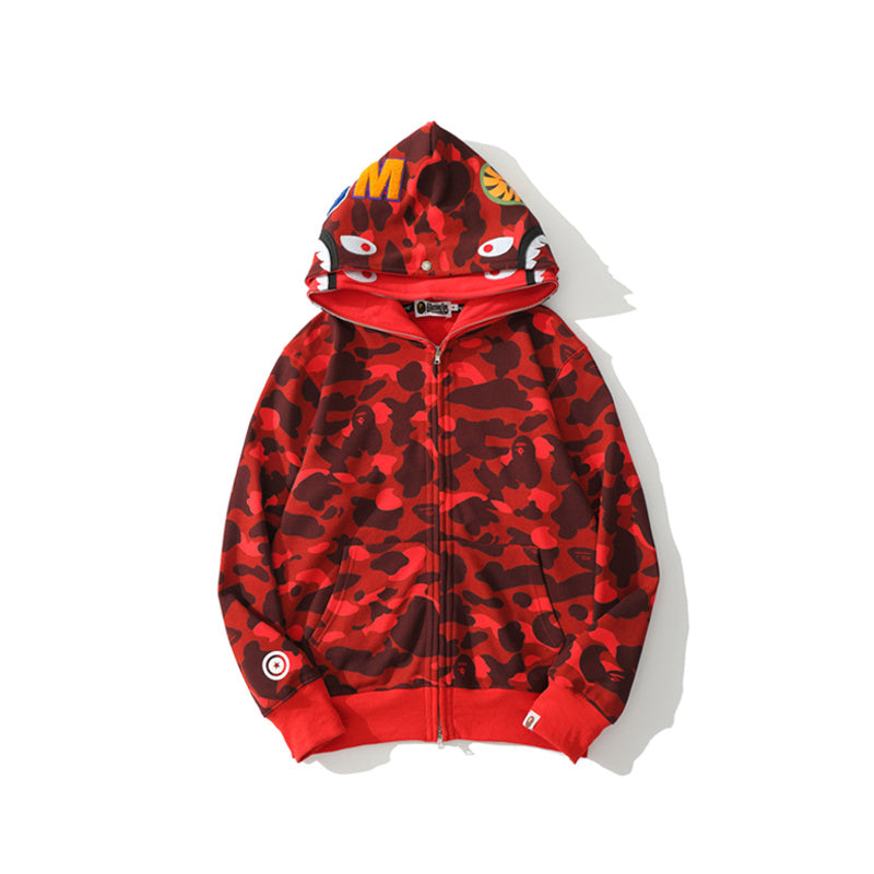 A Bathing Ape shark full-zip hoodie