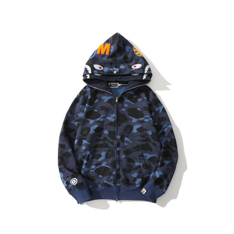 A Bathing Ape shark full-zip hoodie