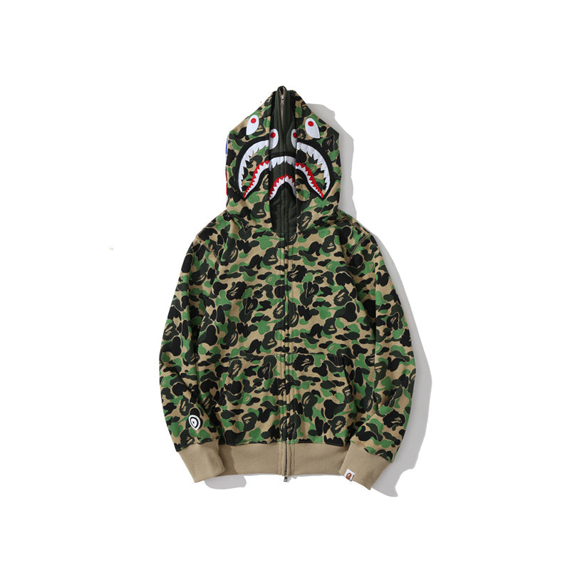 A Bathing Ape shark full-zip hoodie
