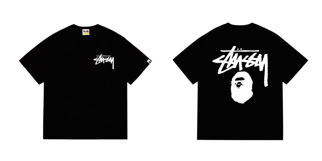 BAPE x Stüssy collaboration t-shirt