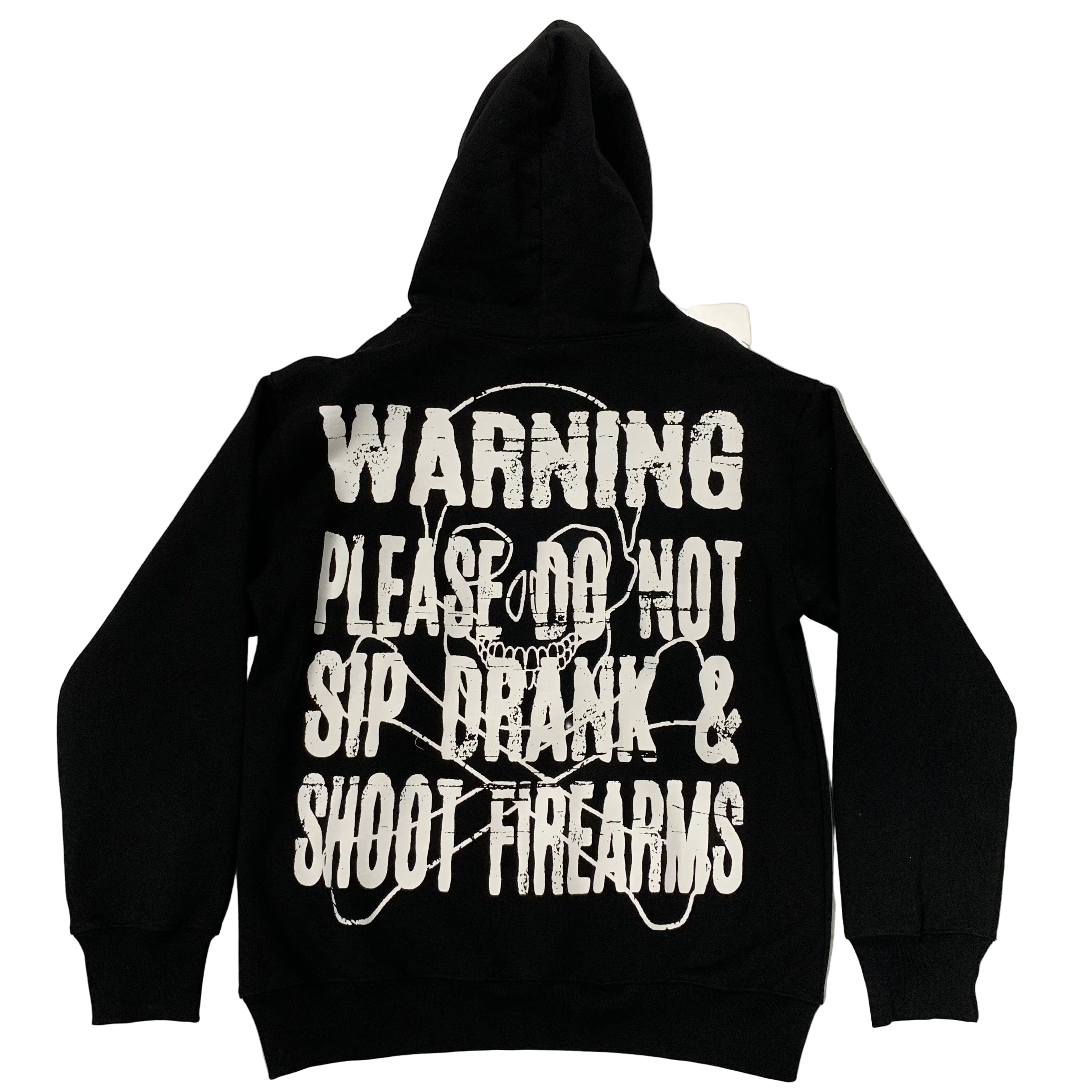 COUGH SYRUP "Warning" HOODIE BLACK