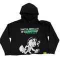 Reflective Chiefin Heavily(SS25)Black Hoodie