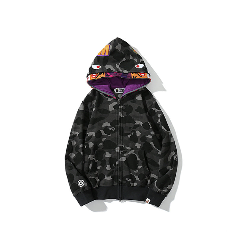 A Bathing Ape shark full-zip hoodie