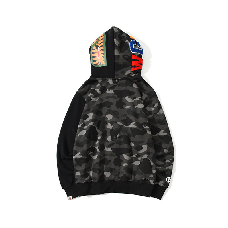 A Bathing Ape shark full-zip hoodie