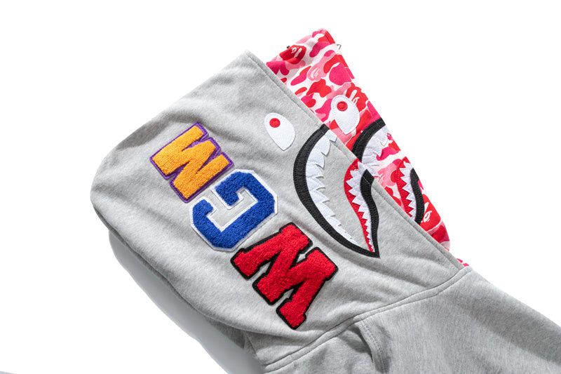 A Bathing Ape shark full-zip hoodie