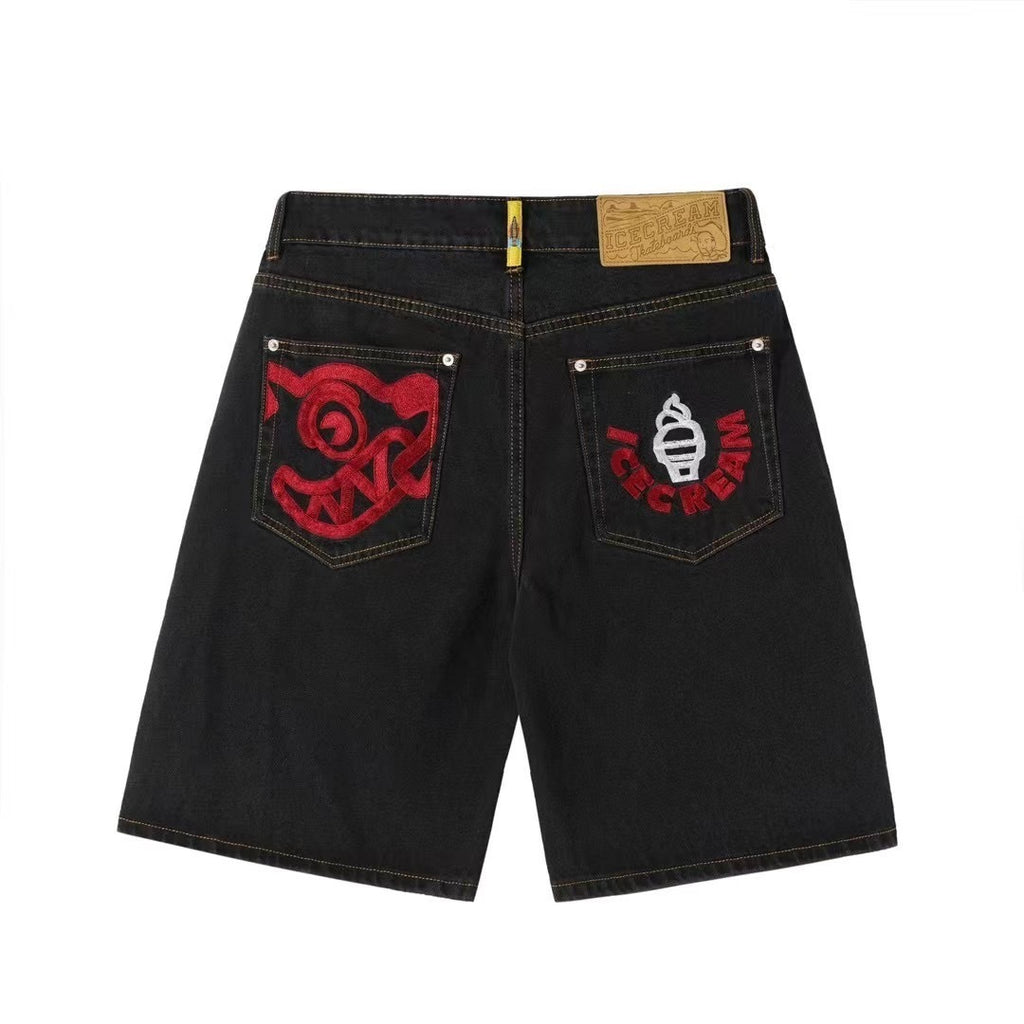 BBC IceCream Puppy Denim Shorts