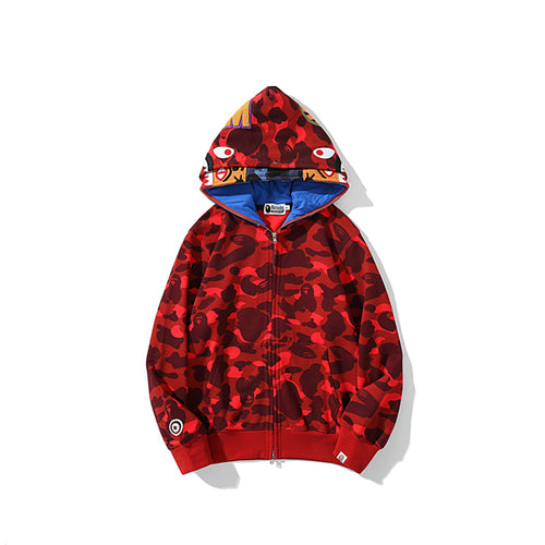 A Bathing Ape shark full-zip hoodie