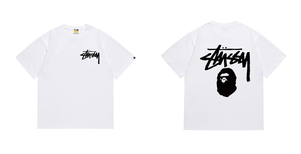 BAPE x Stüssy collaboration t-shirt