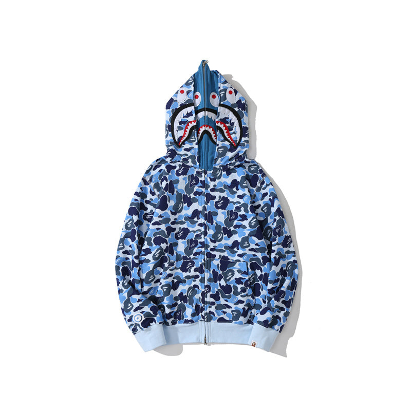A Bathing Ape shark full-zip hoodie