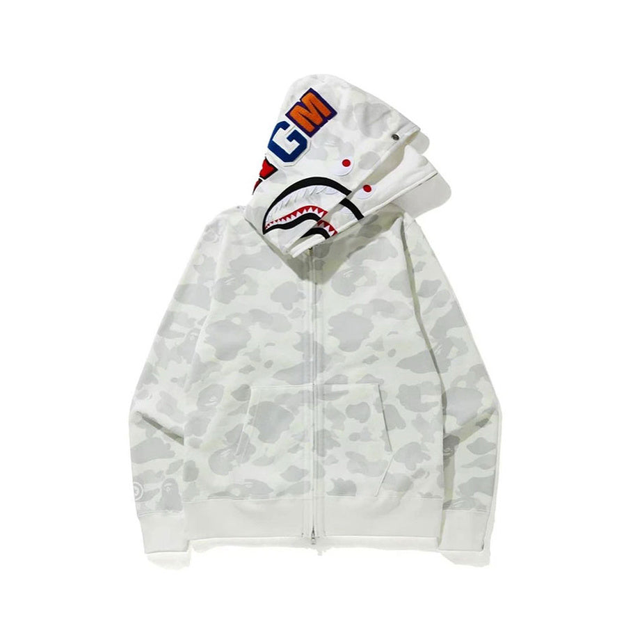 BAPE Shark Head Double hoodie