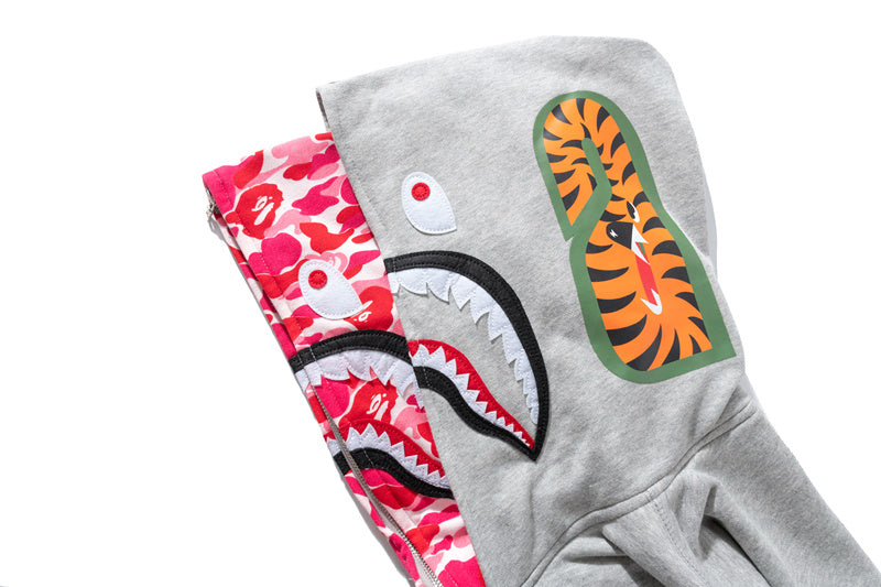 A Bathing Ape shark full-zip hoodie