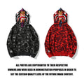 A Bathing Ape shark full-zip hoodie