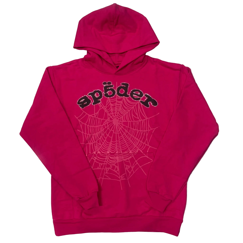 Sp5der Legacy Hoodie Pink