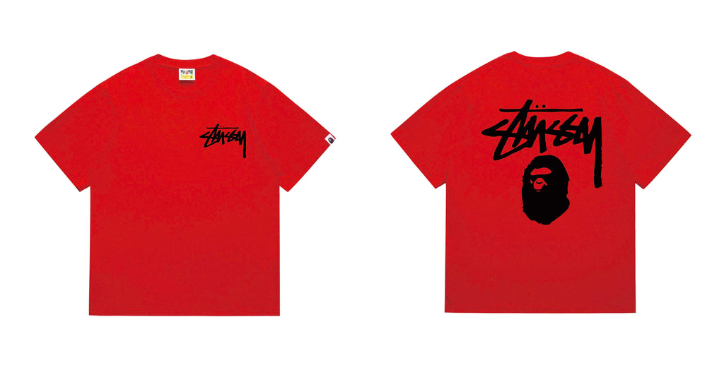 BAPE x Stüssy collaboration t-shirt